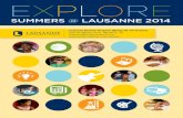Summers @ Lausanne 2014 Brochure
