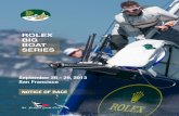 Rolex Big Boat Series NOR/Information Booklet