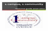 1 Campus, 1 Community 2010 Resource Guide