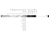IMPORTANT WORKS ON PAPER - Catalogue | Catalogo