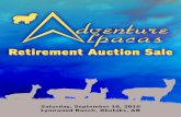 Adventure Alpacas Retirement Auction Sale