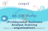 Business analyst job profile coepd