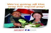 All the way for equal pay