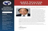AAES 2012 Winter Newsletter