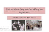Understanding and making an argument in History