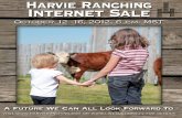 Harvie Ranching Internet Sale