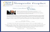 May issue of Nonprofit Prophet