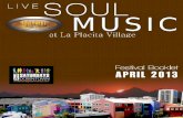 Soul Music at 2nd Saturdays Downtown Festival Booklet - April 2013