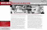 WCER Research Highlights, Fall 2010