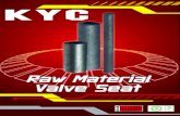 KYC Raw Material Valve Seat Catalog