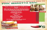 Phil Marotta Day- Chili's on Paseo and Wyoming- Tuesday April 19th!!!!