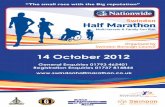 Swindon Half Marathon Programme 2012