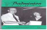 Ontario Badminton Today - 1995 - V18 I6