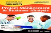 UWM Project Management & Business Analysis Fall 2012 Catalog