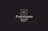 Beril Esin - Senior Thesis 1 - 02 - Prototypes