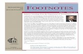 Footnotes Newsletter - Summer 2010