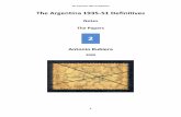 The Argentina 1935-51 Definitives; 2009 Notes; The Papers