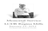 LCDR Mills Memorial Program