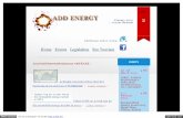 Add Energy Newsletter No. 2 January 2013