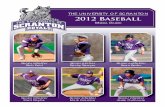 2012 Scranton Baseball Media Guide
