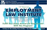 13th Biennial Employment Law Institute