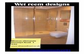wet room bathroom designs