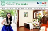 How to booking hotels in hanoi old quarter