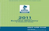 BBB Directory and Consumer Guide 2011