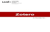 Zotero fully updated a guide to zotero ual