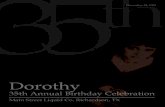 Dorothy's 35th Birthday Celebration