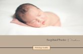 SophiePhoto newborn price guide