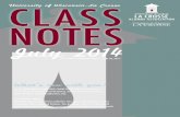 UW-La Crosse July 2014 Class Notes