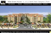 Elite Green Acres offers 1, 1.5 and 2 BHK Flats in Talegaon Pune