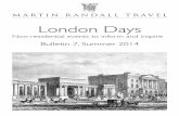 London Days: Bulletin 7, Summer 2014