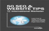 50 seo website tips international marketers