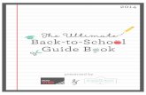 Ultimate Back to School Guide Book