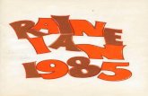 The Raineian 1985