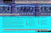Heritage Open Days 2014