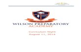 Wilson Preparatory Academy Parent meeting