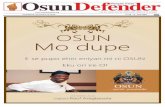 Osun Defender - August 19th 2014, Edition