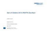 Set of Slides 2014 RWTH Aachen