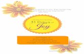 31 days of joy 33 page guide