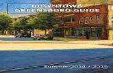 2014/2015 Downtown Greensboro Guide
