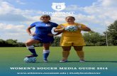 2014 Covenant Women's Soccer Media Guide