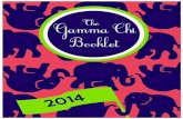 Gamma Chi Booklet Guidebook