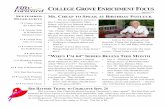 FiftyForward College Grove September 2014 newsletter