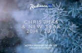Radisson Blu Hotel Hamburg Christmas brochure 2014