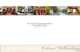 The Colonial Williamsburg Foundation Earned Media Coverage - September 4, 2014