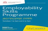City University London Employability Skills Programme 2014