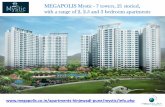 Facilities on offer at Megapolis